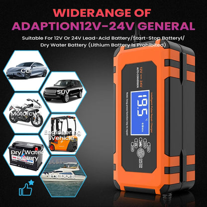 Auto-Conversion Car Battery Charger