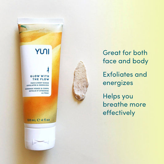 YUNI GLOW WITH THE FLOW Face and Body Scrub