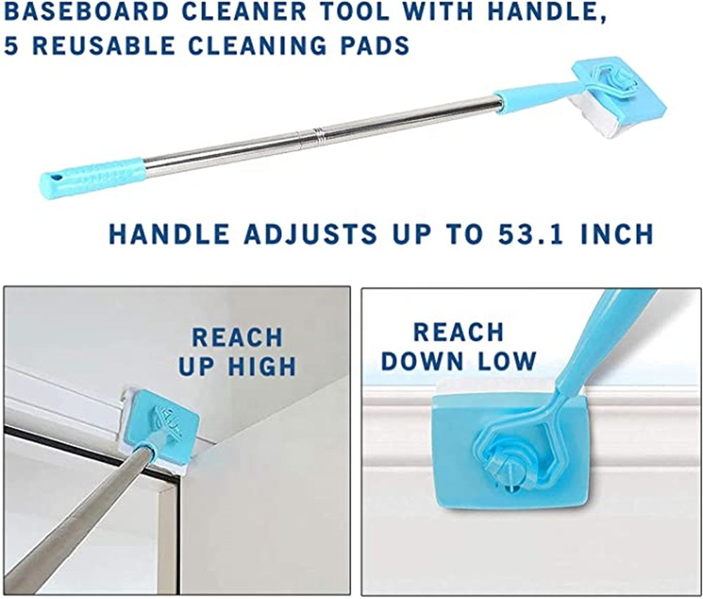 Retractable Cleaning Brush Mop